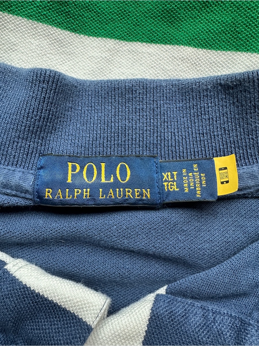 Polo by Ralph Lauren Men Shirt XLT Striped Mesh Polo Classic Cotton Stylish - Picture 8 of 9